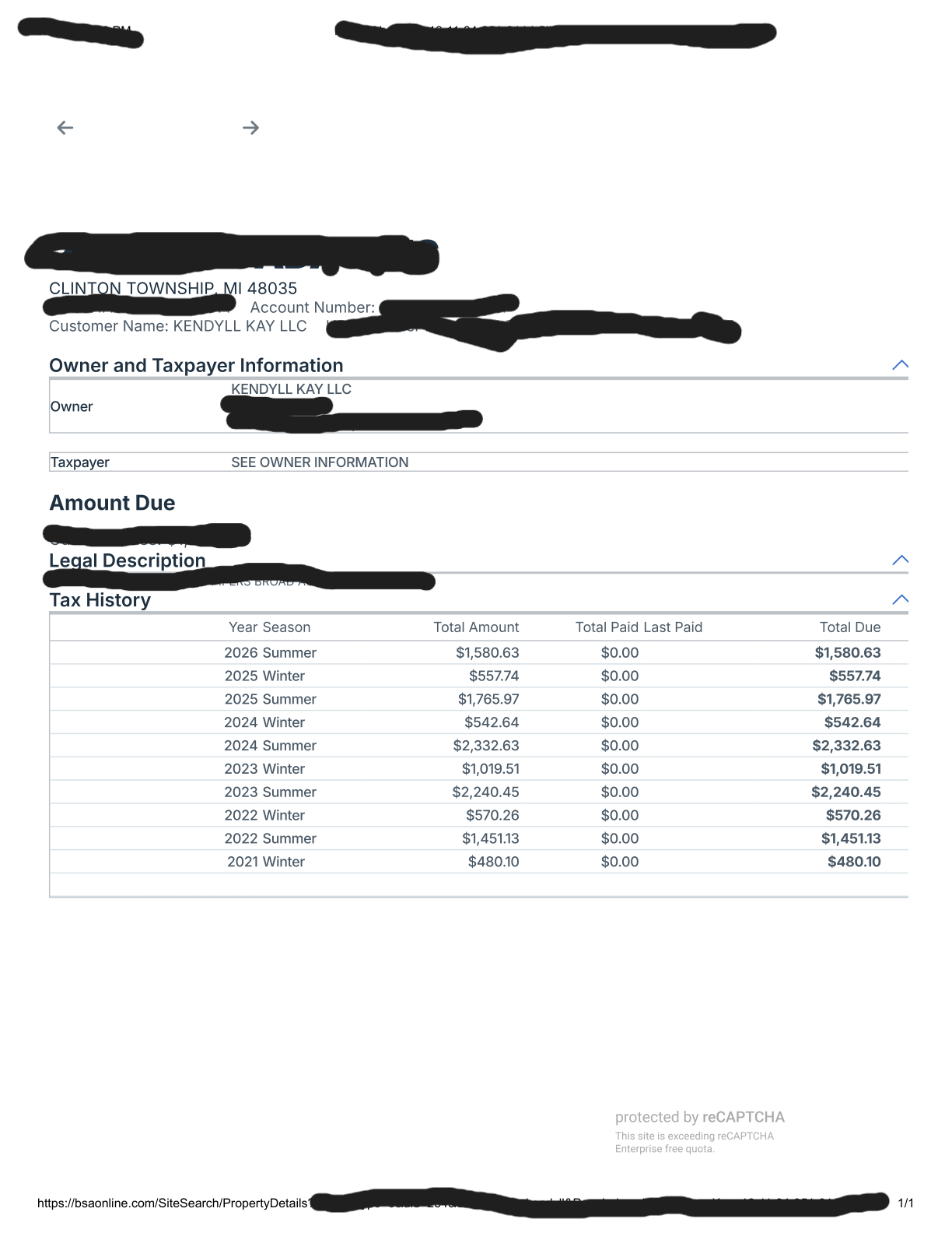 Public property record associated with Kendyll Kay LLC and Robert Wojtowicz, document 23